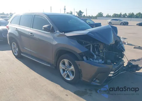 2017 Toyota Highlander Limited/Ltd Platinum from USA, damaged, VIN 5TDYZRFH1HS227054